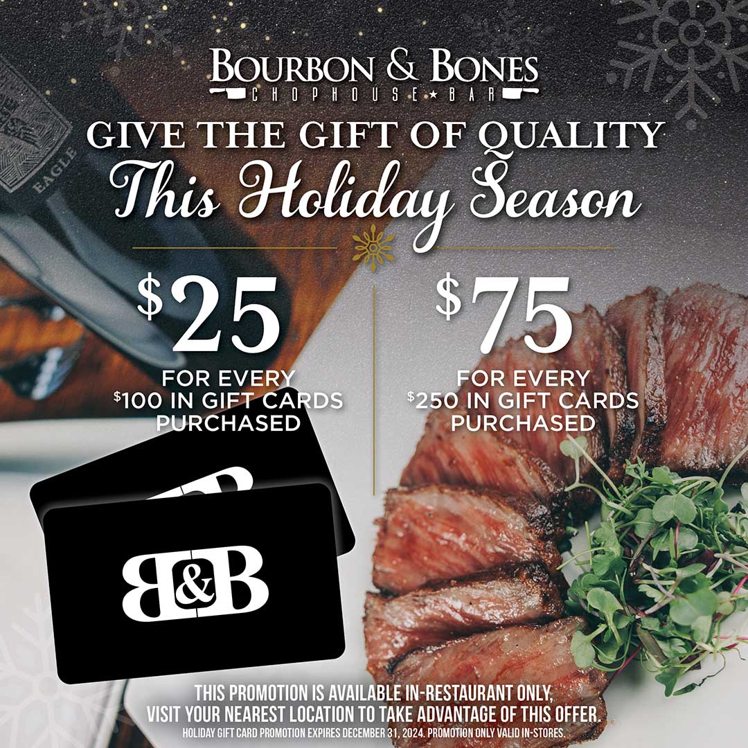 Gift Cards at Bourbon & Bones