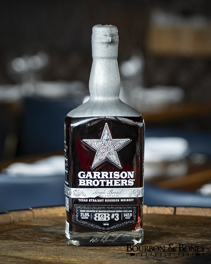 Garrison Brothers Single Barrel Cask Strength No.3